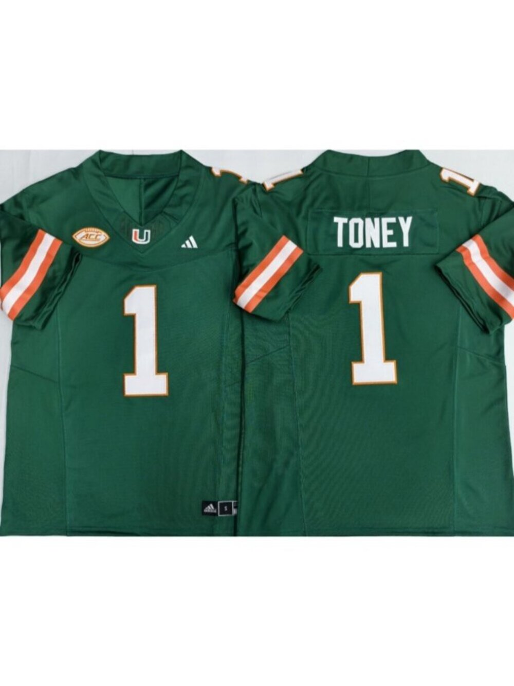 Malachi Toney Green Stitched Jersey Vapor